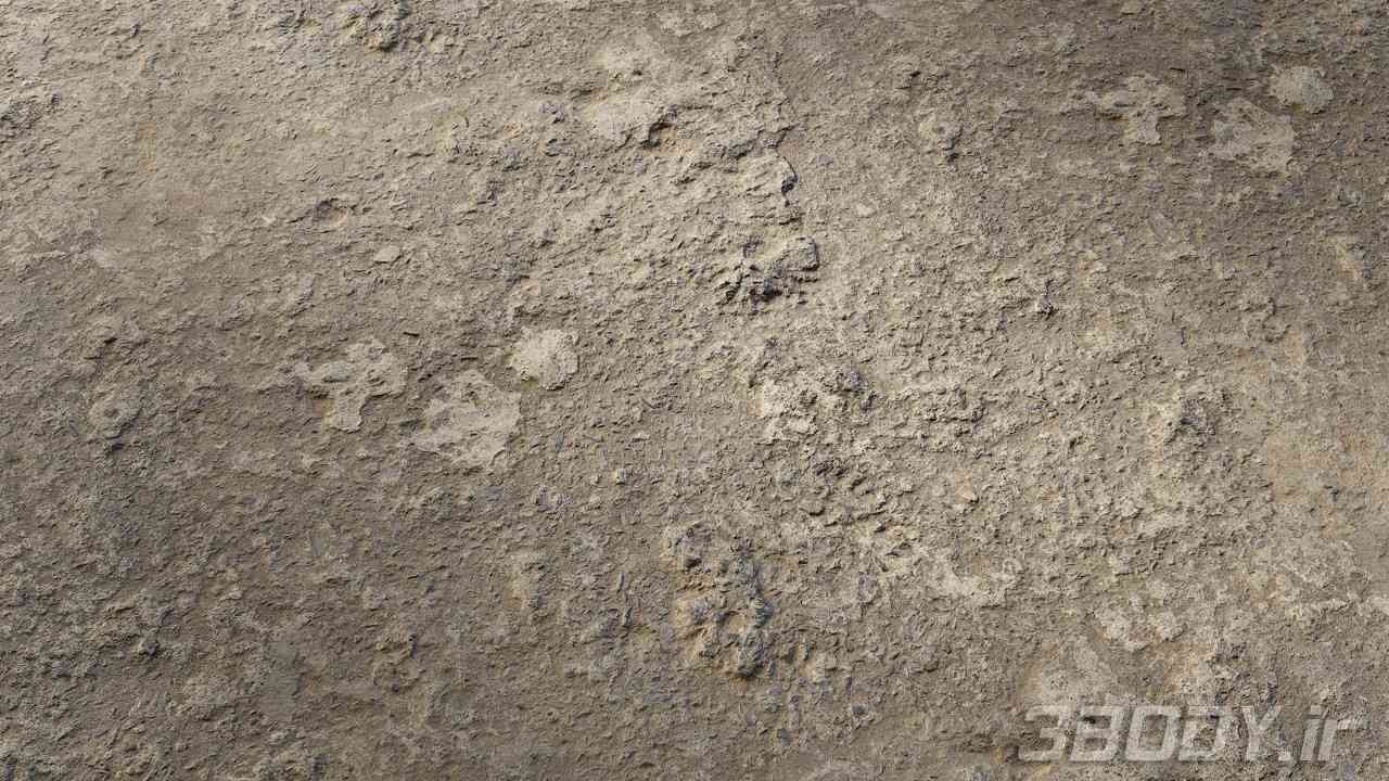 متریال بتن زبر rough concrete عکس 1